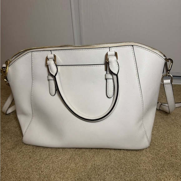 Michael Kors Cream Satchel Bag - Picture 2 of 3